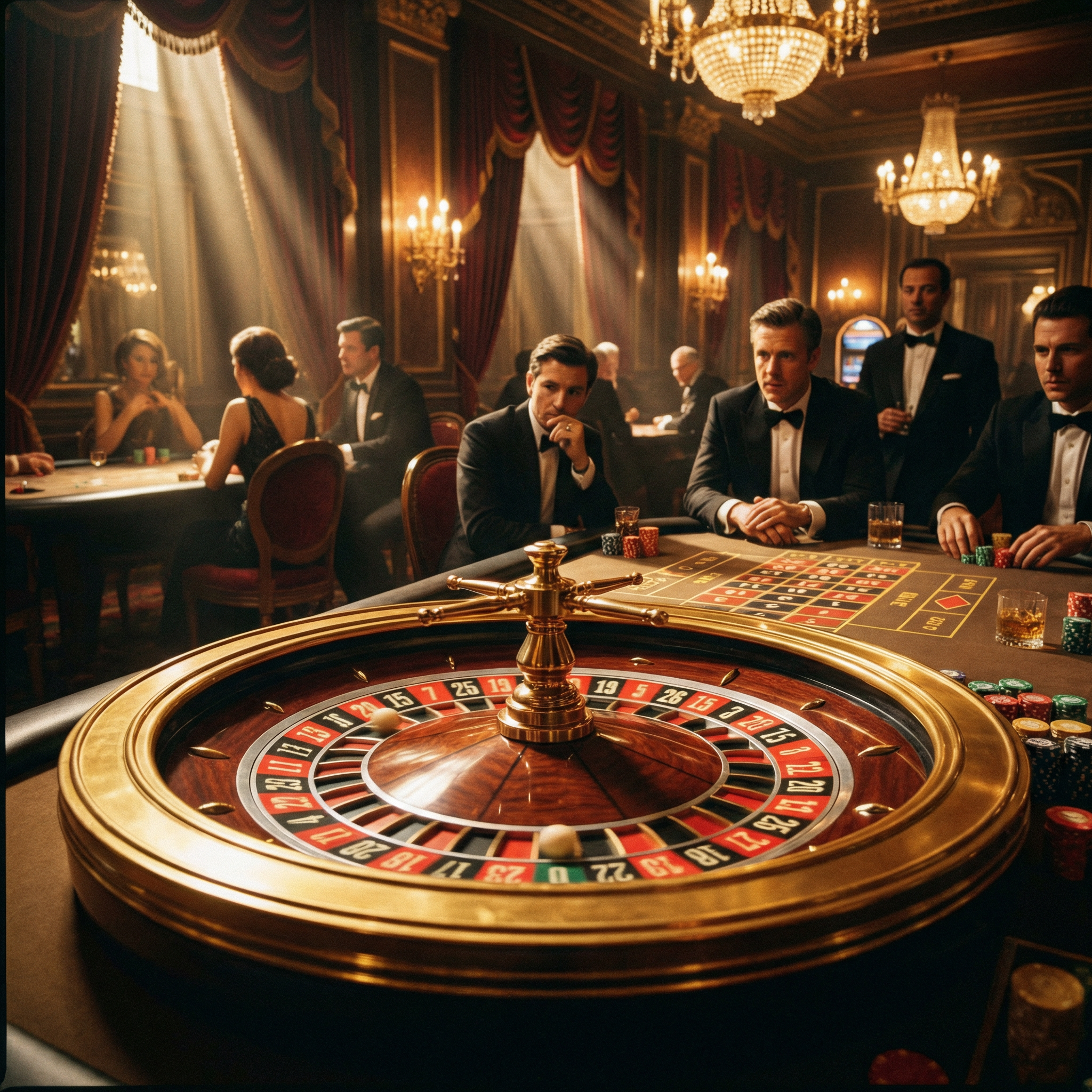 欧式轮盘赌游戏高端赌场氛围
